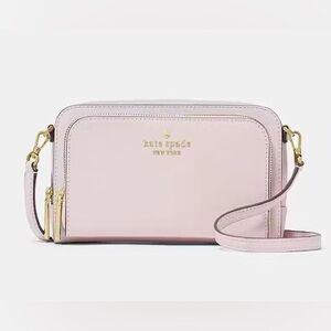 Kate Spade Staci Mini Crossbody Bag Leather, Lilac Moonlight /Dust Model: KG036